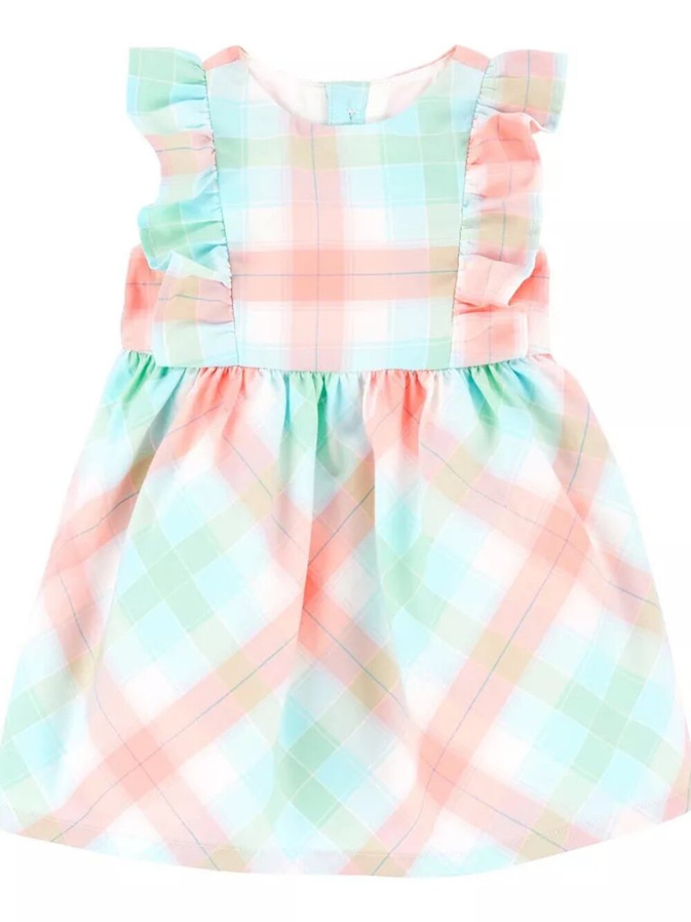 Carter's Baby Girls Plaid Poplin Dress with Bloomer 12 Months